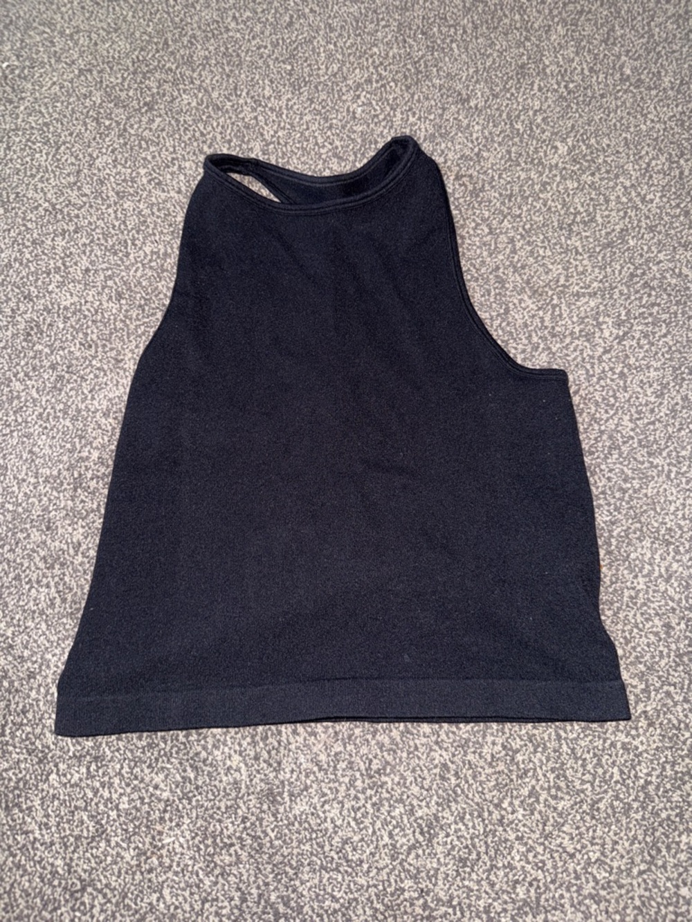 Free People Intimately Black Cropped Tank Top M/L Soft Stretch